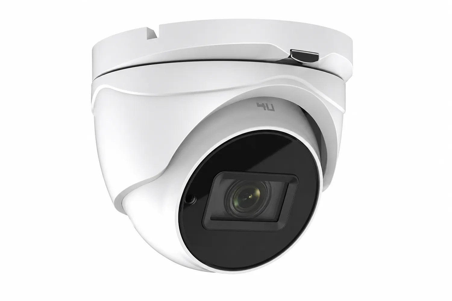 Caméra de sécurité turret à boîtier cylindrique avec face avant plate